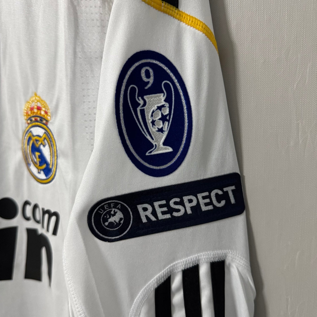 Real Madrid 2009/10 Home Long-Sleeve Retro Jersey – view 3