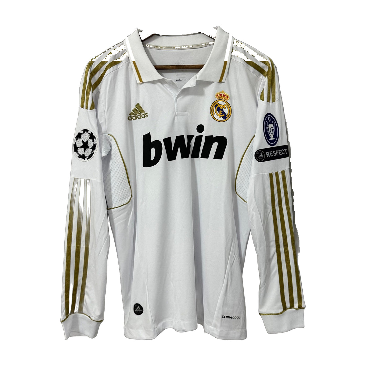 Real Madrid 2011/12 Home Long-Sleeve Retro Jersey
