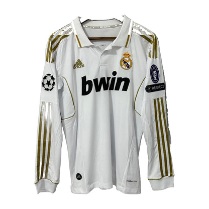 Real Madrid 2011/12 Home Long-Sleeve Retro Jersey