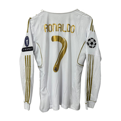 Real Madrid 2011/12 Home Long-Sleeve Retro Jersey – view 2