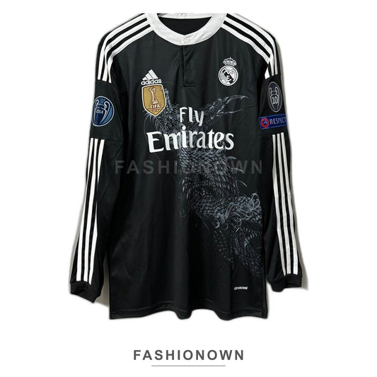 Real Madrid 2014/15 Away (Third Kit) Long-Sleeve Retro Jersey