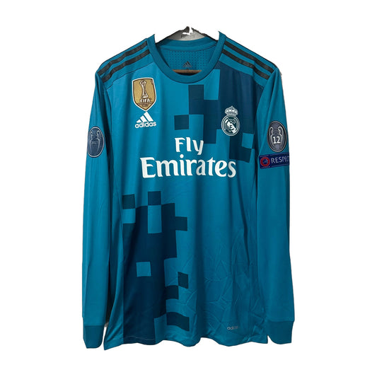 Real Madrid 2017/18 Away (Third Kit) Long-Sleeve Jersey – Player Edition