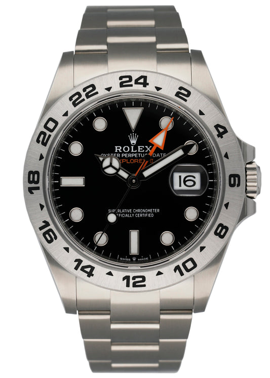 Rolex Explorer II 226570 Black Dial Men's Watch Box & Papers