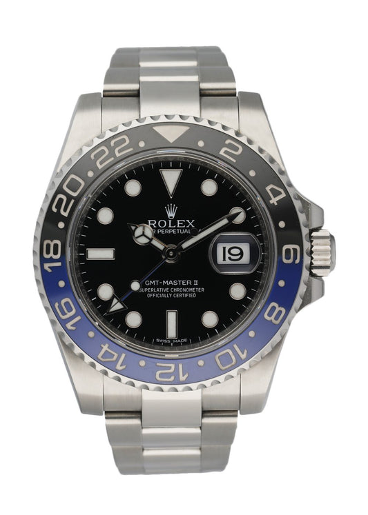 Rolex GMT-Master II 116710BLNR Batman Black Dial Watch Box &amp; Papers