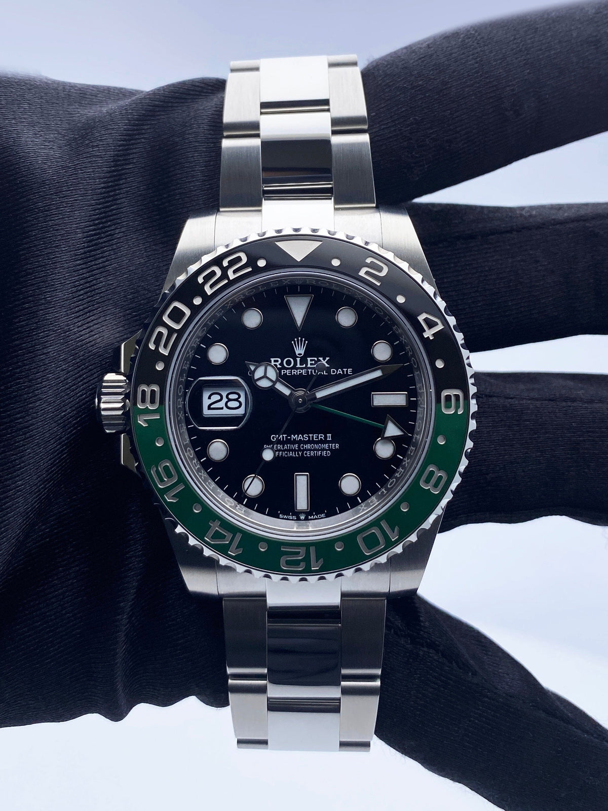 Rolex GMT-Master II 126720VTNR Sprite Black Dial Box &amp; Papers Watch