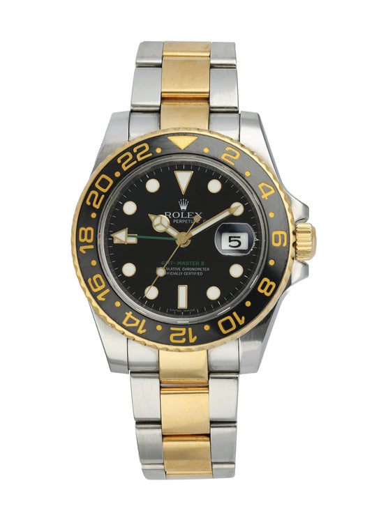Rolex Oyster Perpetual GMT-Master II 116713 18K Gold Men's Watch