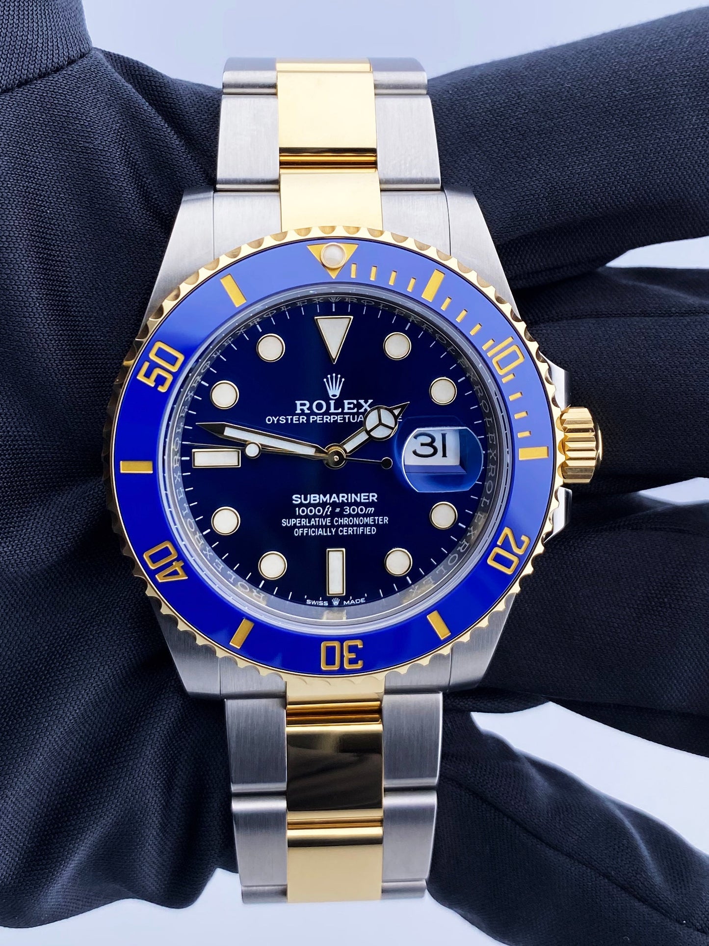Rolex Submariner 126613LB Blue Dial Box & Papers Men's Watch