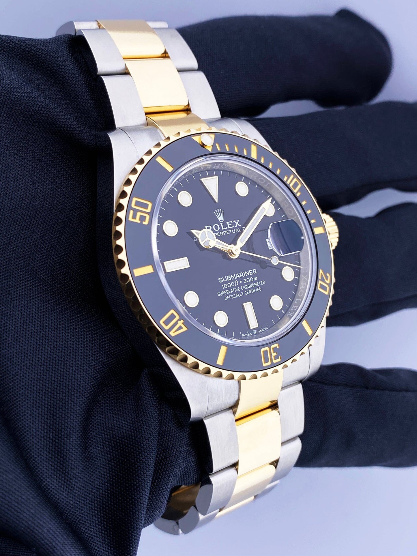 Rolex Submariner 126613LN Black Dial Two-Tone Mens Watch Box