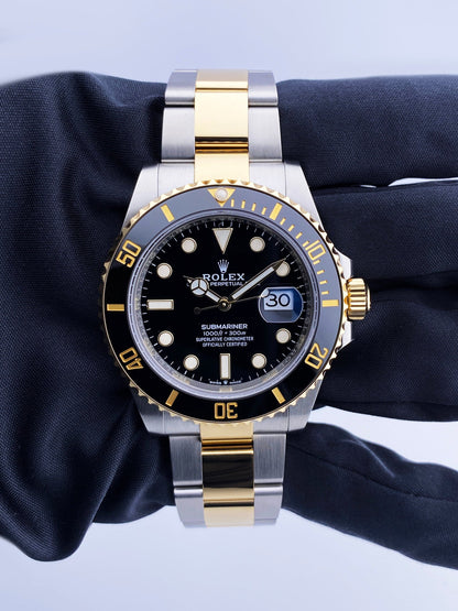 Rolex Submariner 126613LN Black Dial Two-Tone Mens Watch Box