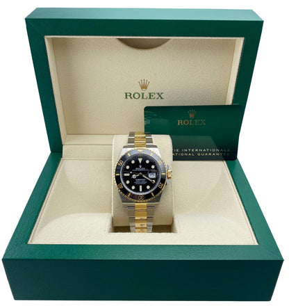 Rolex Submariner 126613LN Black Dial Two-Tone Mens Watch Box
