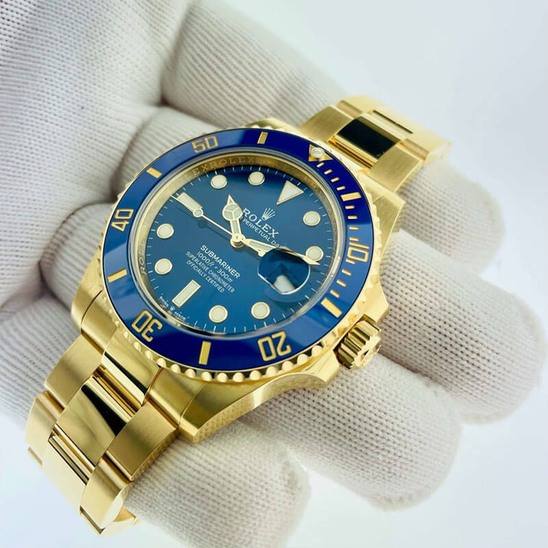 Rolex Submariner Date 126618LB Blue Dial 18k Yellow Gold Watch