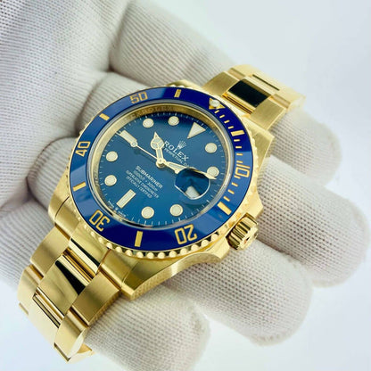 Rolex Submariner Date 126618LB Blue Dial 18k Yellow Gold Watch