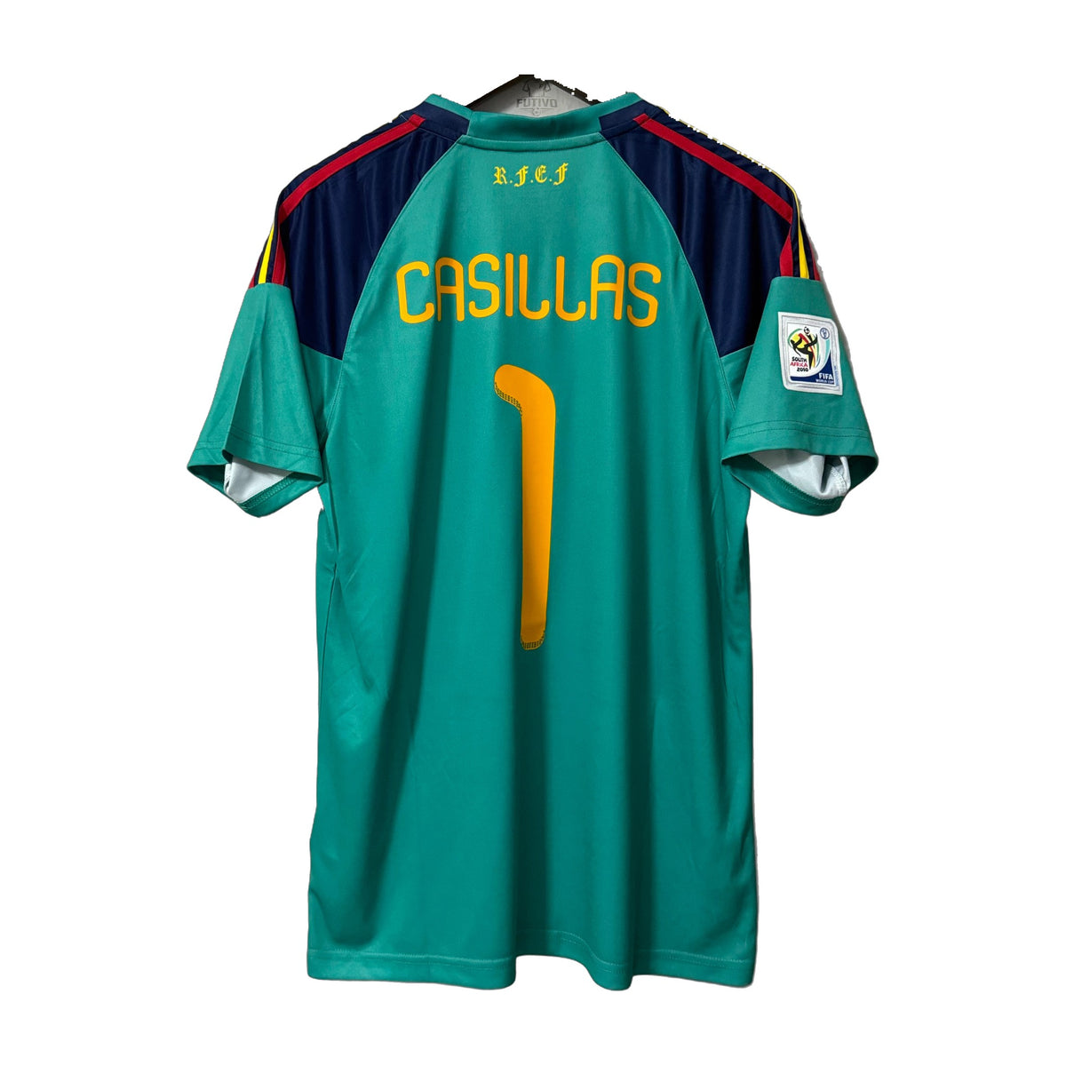 Spain 2010 World Cup Goalkeeper Retro Jersey (Home) – view 2