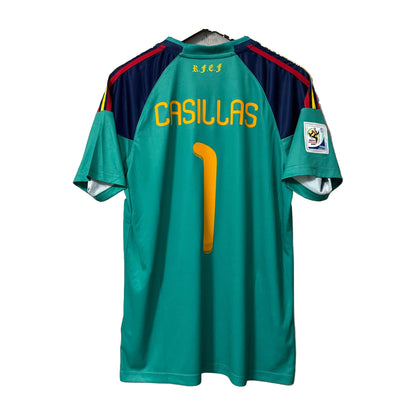 Spain 2010 World Cup Goalkeeper Retro Jersey (Home) – view 2