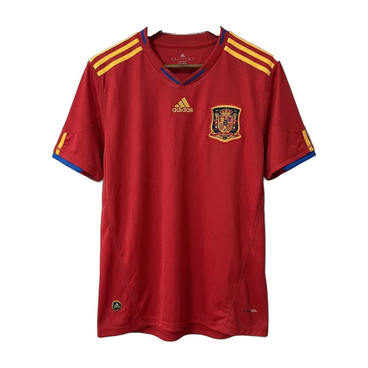 Spain 2010 World Cup Home Retro Jersey
