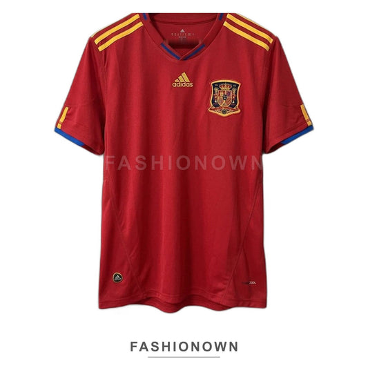 Spain 2010 World Cup Home Retro Jersey