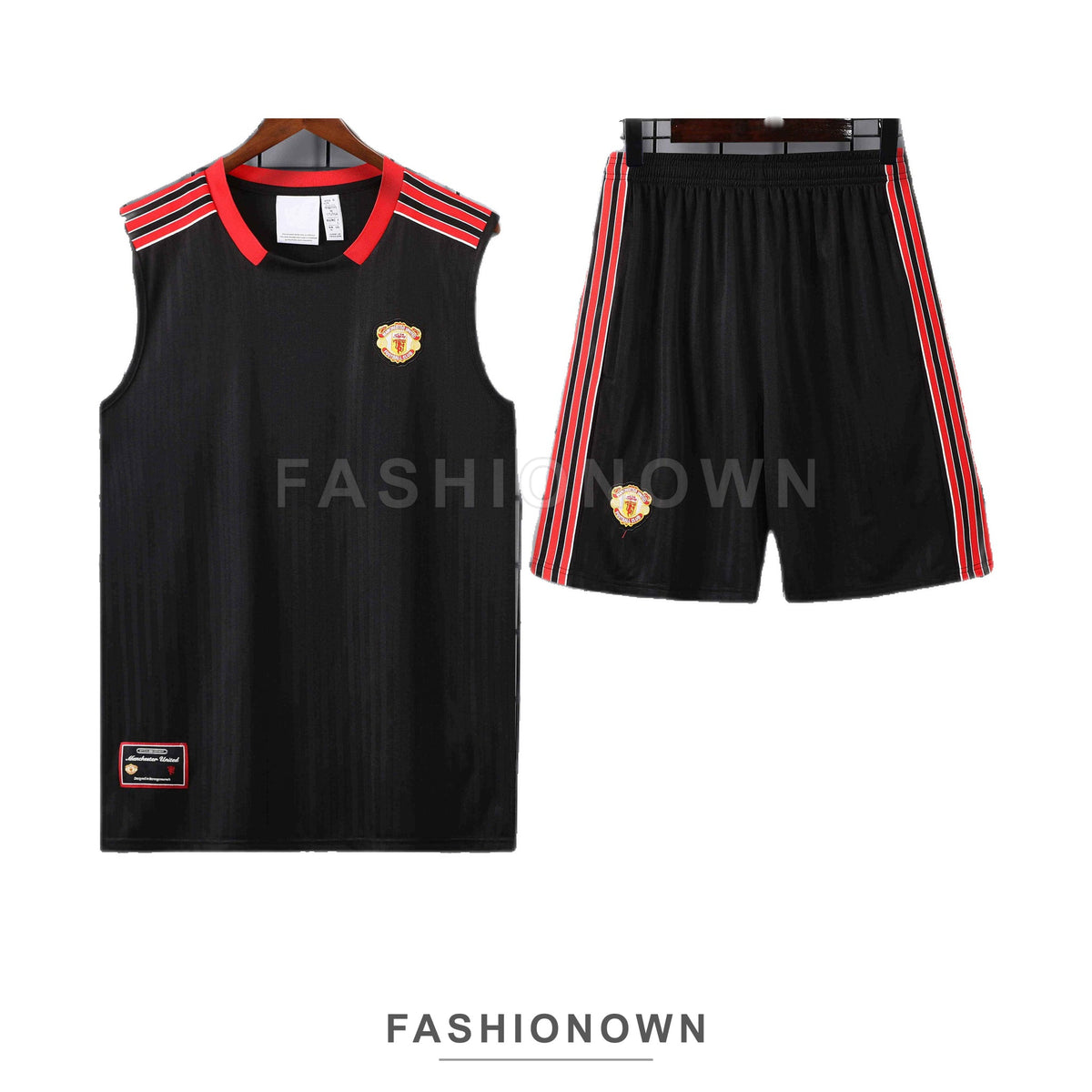 Manchester United 2025/26 Sleeveless Training Set – Black – view 5