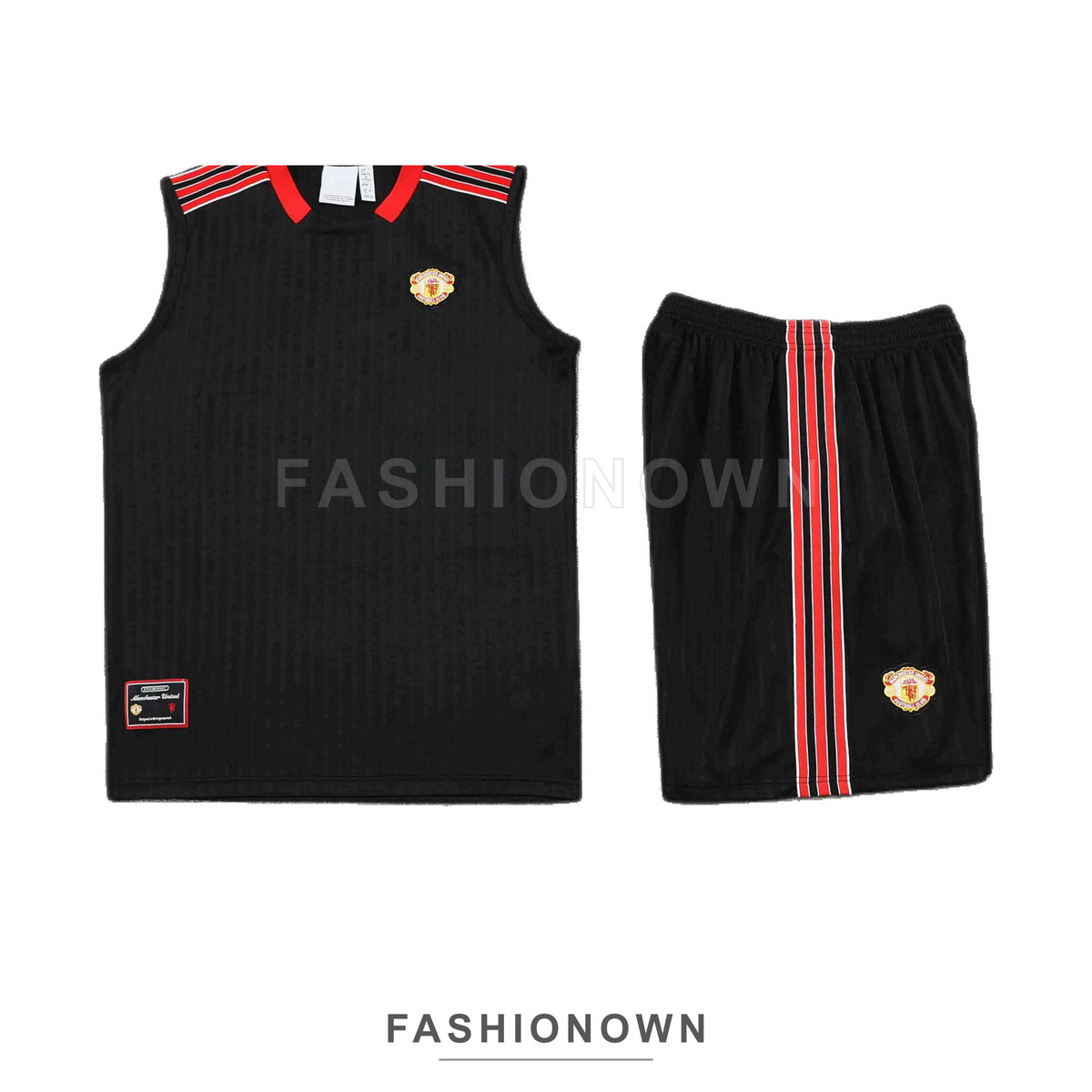 Manchester United 2025/26 Sleeveless Training Set – Black – view 7