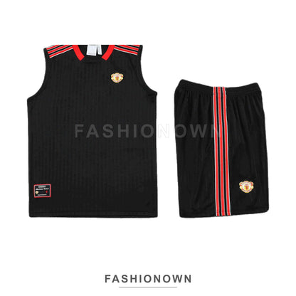 Manchester United 2025/26 Sleeveless Training Set – Black – view 7